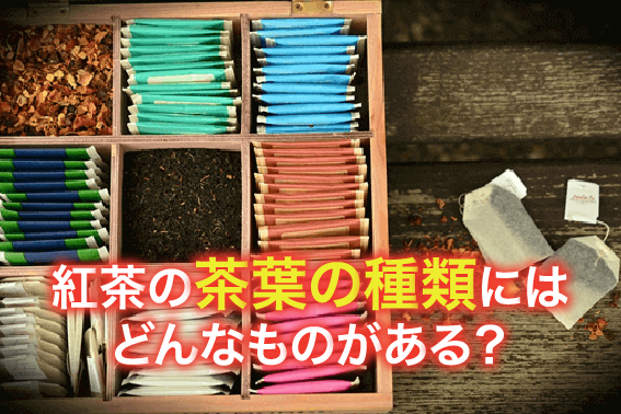紅茶の茶葉の種類にはどんなものがある?