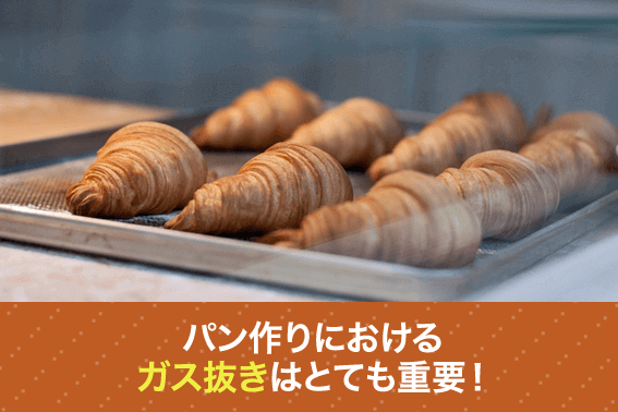 パン作りにおけるガス抜きはとても重要!