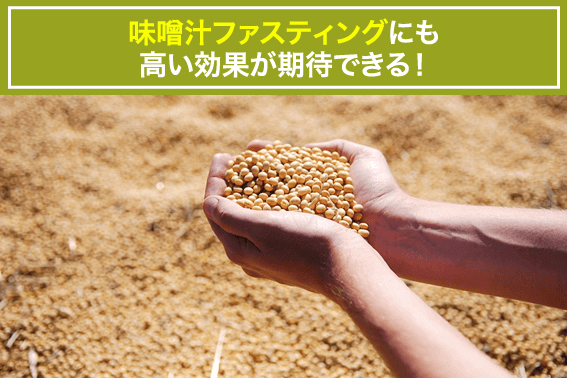 味噌汁ファスティングにも高い効果が期待できる!