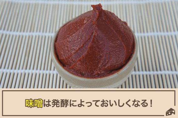 味噌は発酵によっておいしくなる!