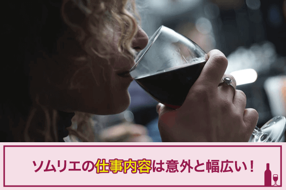 ソムリエの仕事内容は意外と幅広い!