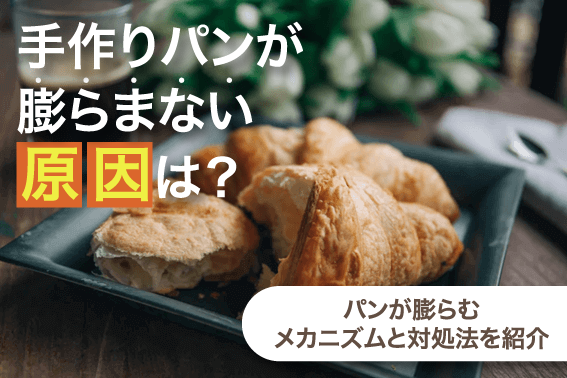 手作りパンが膨らまない原因は?パンが膨らむメカニズムと対処法を紹介